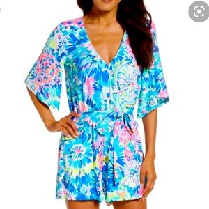 Lilly Pulitzer Romper With Tie Belt